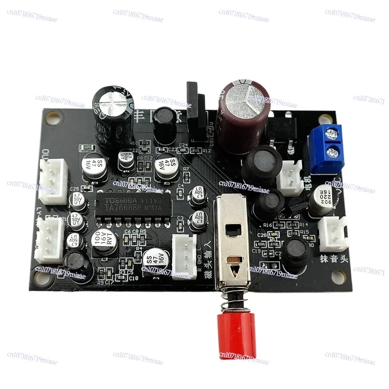 TA7668 Audio Preamplifier Board Stereo Tape Head Amplifier Unit For Vintage Desktop Recorder And Playback Movement view 2
