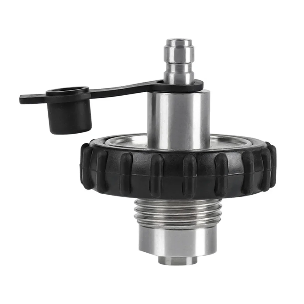 

DIN Adapter Cylinder Connector Diving Events Widely Used In Diving 127g Weight 57x49x49mm Size Dust Cover Included
