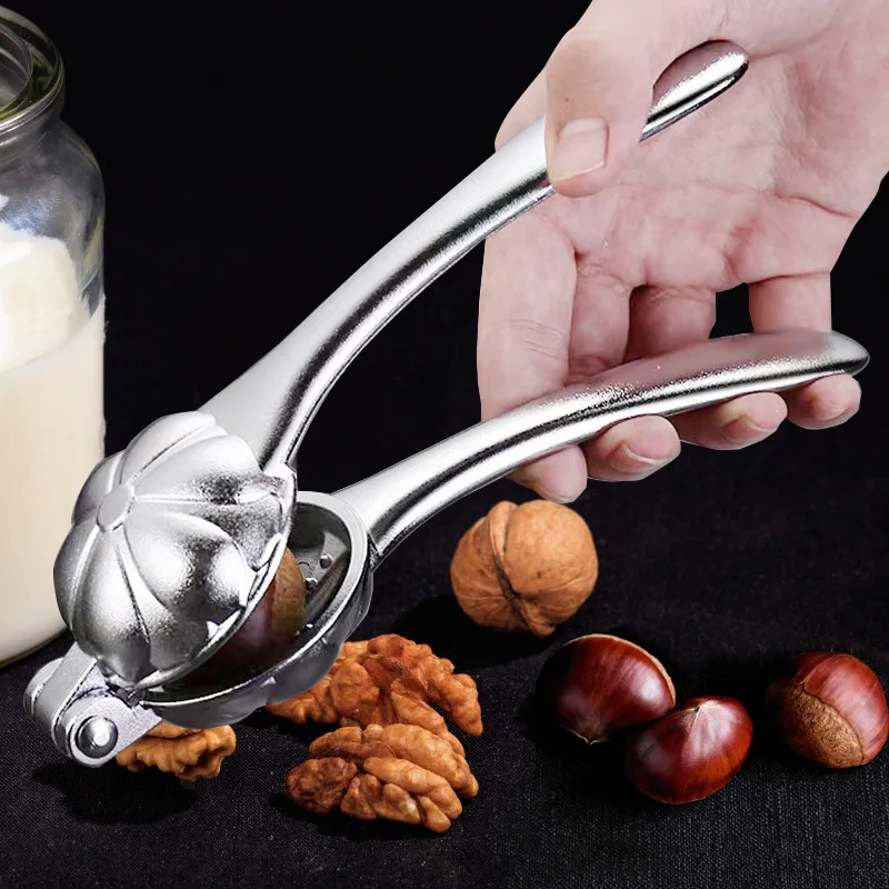 

2025 Nutcracker Chestnut Clip Nut Crackers Sheller Walnut Pliers Stainless Steel Chestnut Cutter Tool Metal Nut Opener Plier Dur