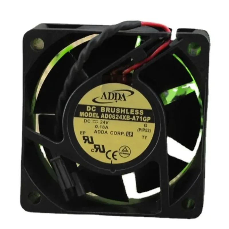 

Новый вентилятор охлаждения процессора для ADDA AD0624XB-A71GP DC24V 0,18A, большой объем воздуха, вентилятор охлаждения 60X60X25MM
