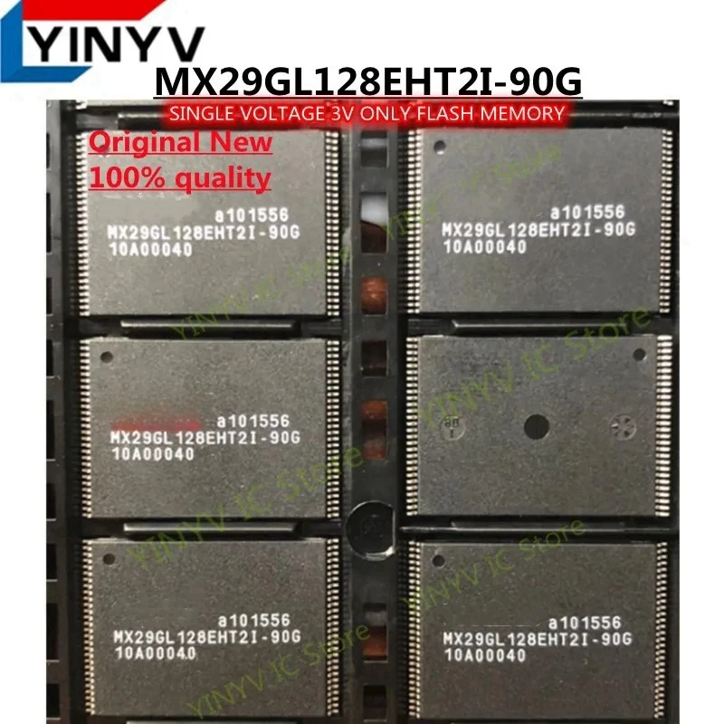 5PCS MX29GL128EHT2I-90G TSOP-56 MX29GL128EHT2I  SINGLE VOLTAGE 3V ONLY FLASH MEMORY  100% new imported original 100% quality