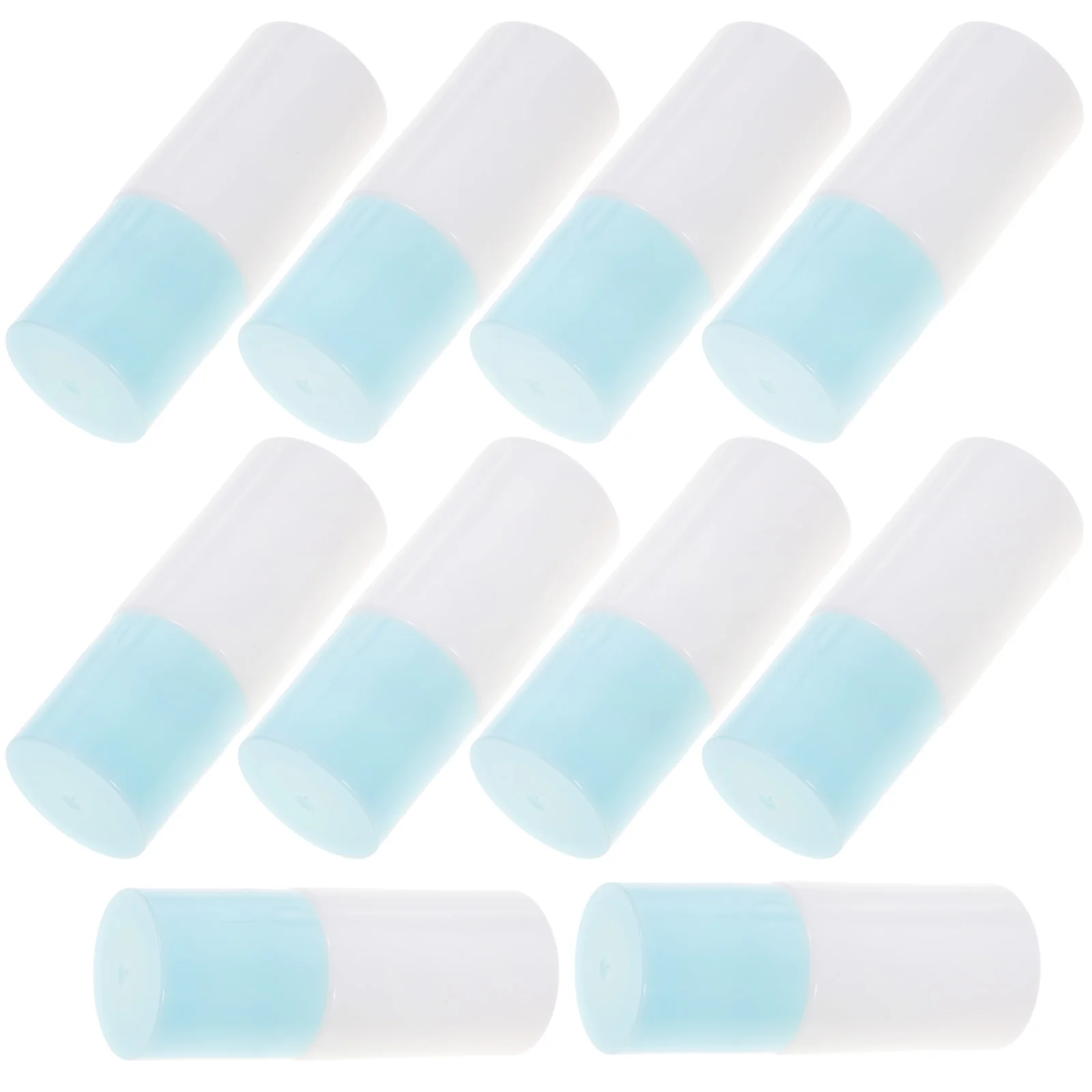 

10 Pcs Sponge Head Liquid Bottle Sponges Multi-use Sub Liniment Hair Oil Refillable Small Plastic Travel Empty Roll-on