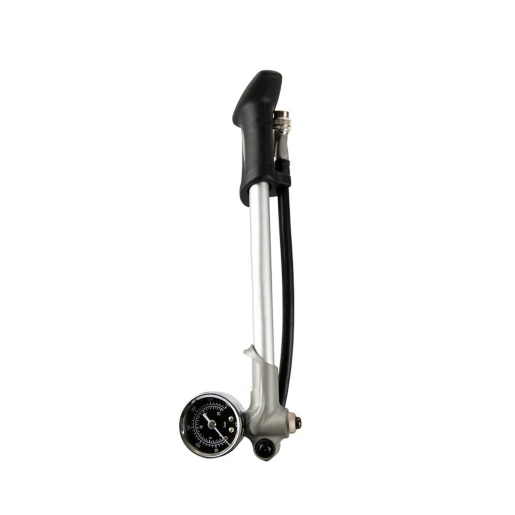 

Bike Suspension Pump High Pressure Mini Frame to Floor Air Supply Handheld Pump with Soft Handle and Gauge Air Supply