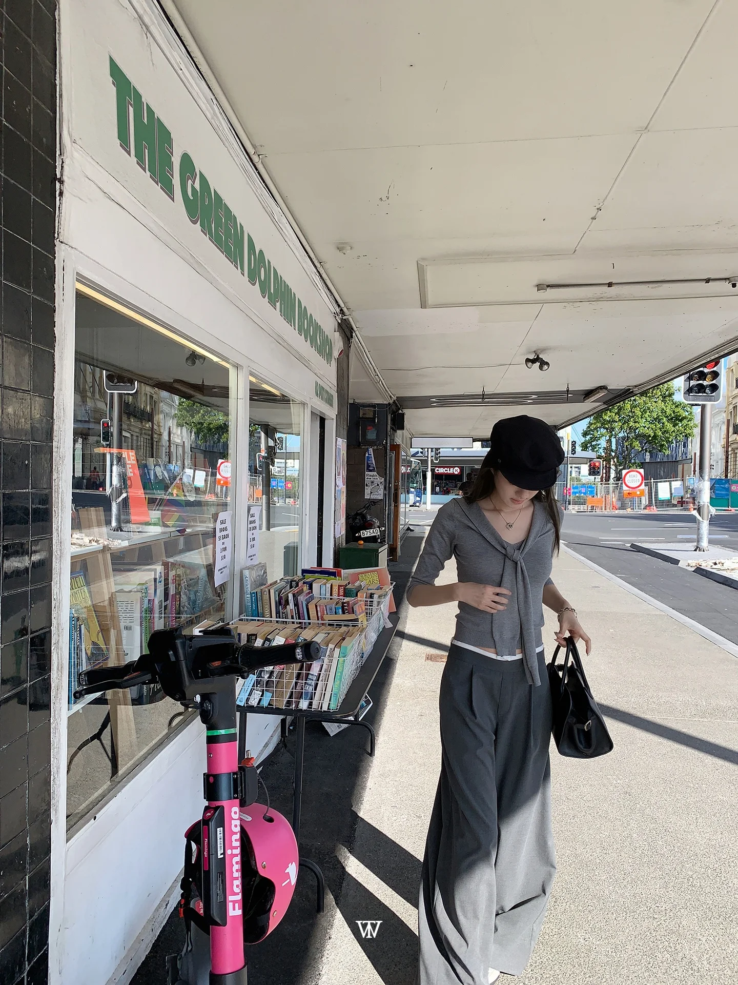 

Женские повседневные брюки WANANTONG Commuter свободного кроя с двойным слоем ткани, поясом и прямым кроем для осени