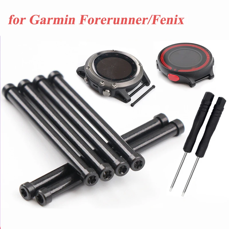 Perni della barra di collegamento per Garmin Forerunner 235 935 945 Fenix 3 5 6X 6pro 5 connettore in metallo viti per orologi cacciaviti strumento