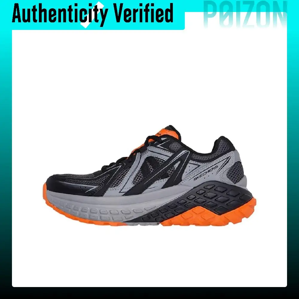 Skechers Monster Low top Casual Shoes Men's Black Gray 232742-BGOR