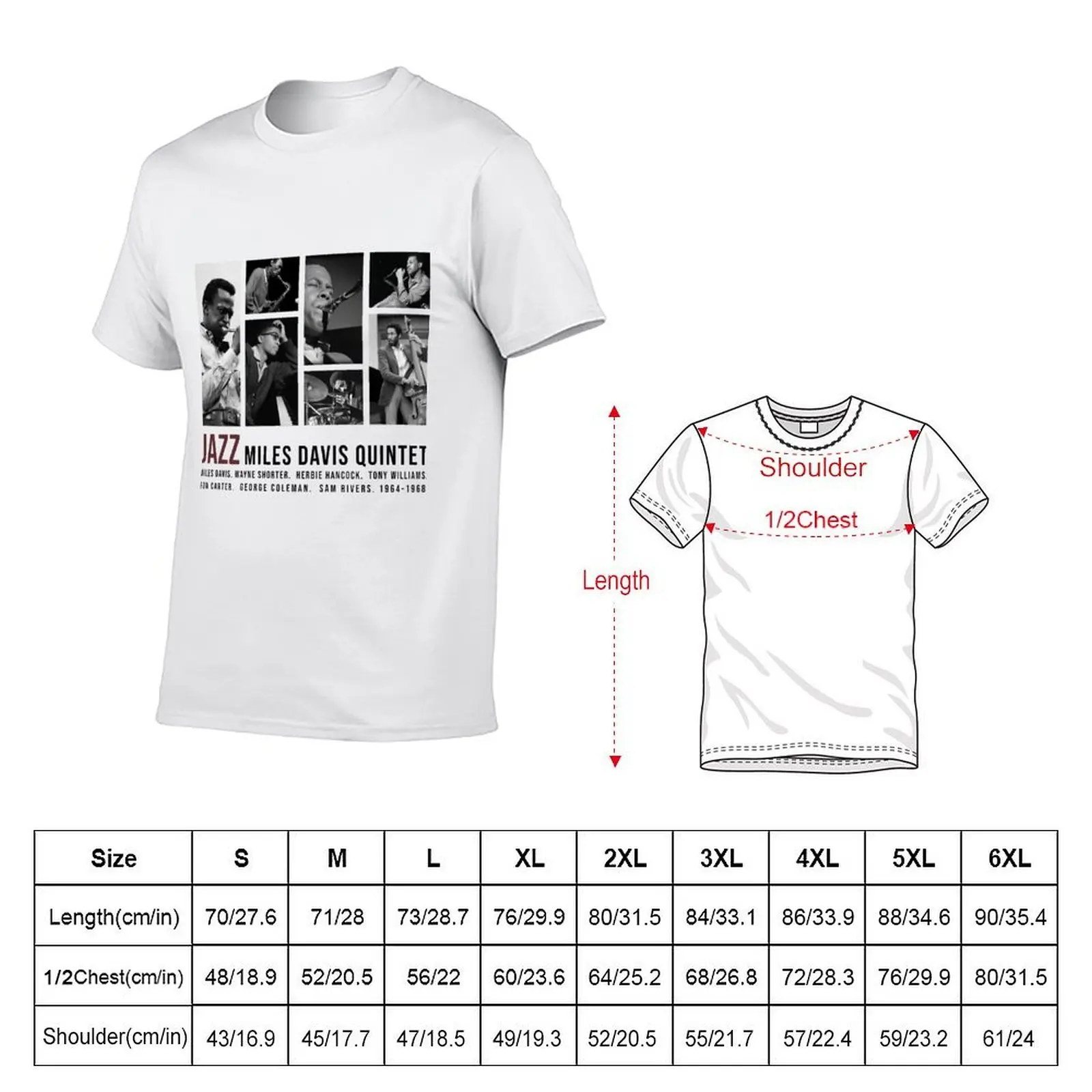 Jazz music legends T-Shirt man t shirt summer anime t shirts for man T-Shirt