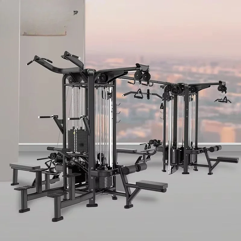 Equipo de Gimnasio Multifuncional de Alta Calidad, Novedad 2025, Entrenador de Ejercicio con 8 Estaciones