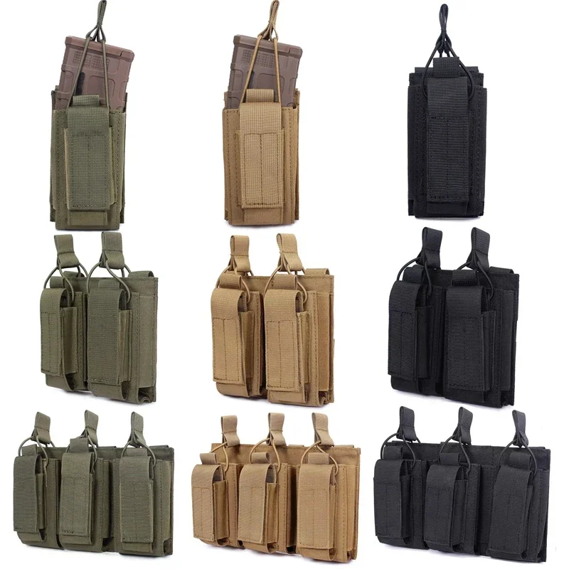 Pouches Magazine Pouch Molle Double-Layer Mag Pouches Universal Cartridge Holder