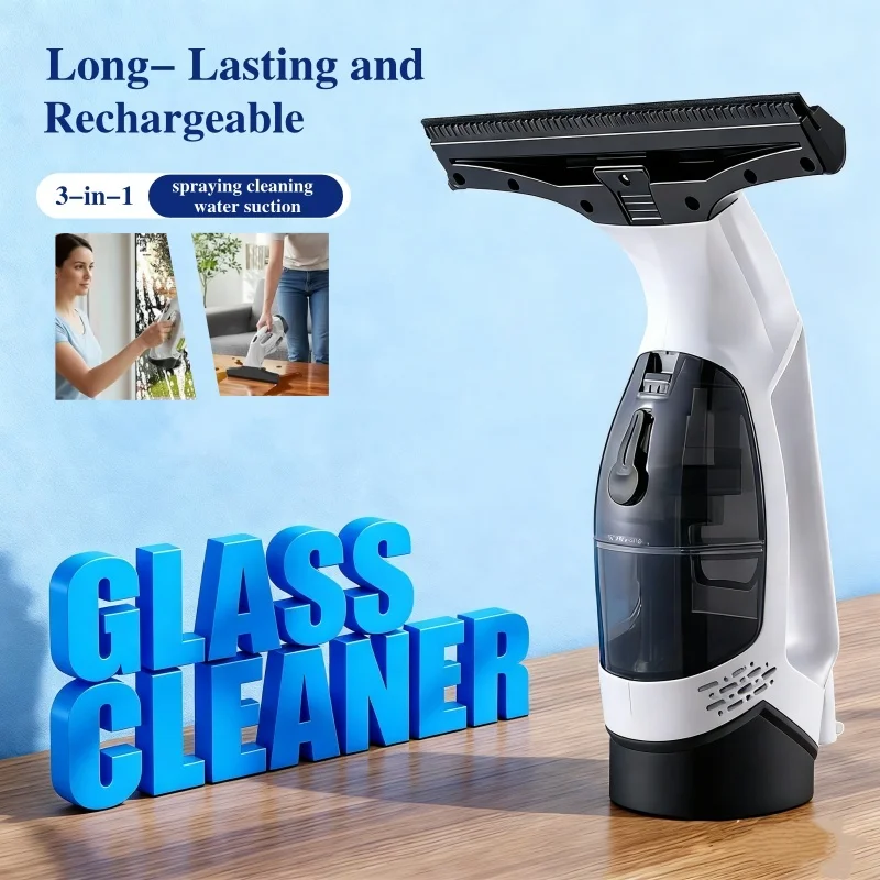 

Новый небольшой электрический очиститель стекол, ручной очиститель окон, сильное водопоглощение, эффективный и портативный набор для мытья окон