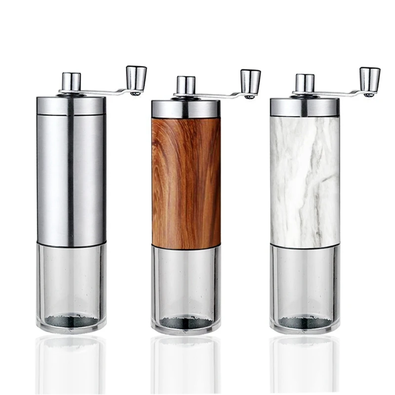 

3Piece Adjustable Coarseness Grinder Manual Coffee Grinder Good For Home Office Traveling Hiking Or Camping Espresso