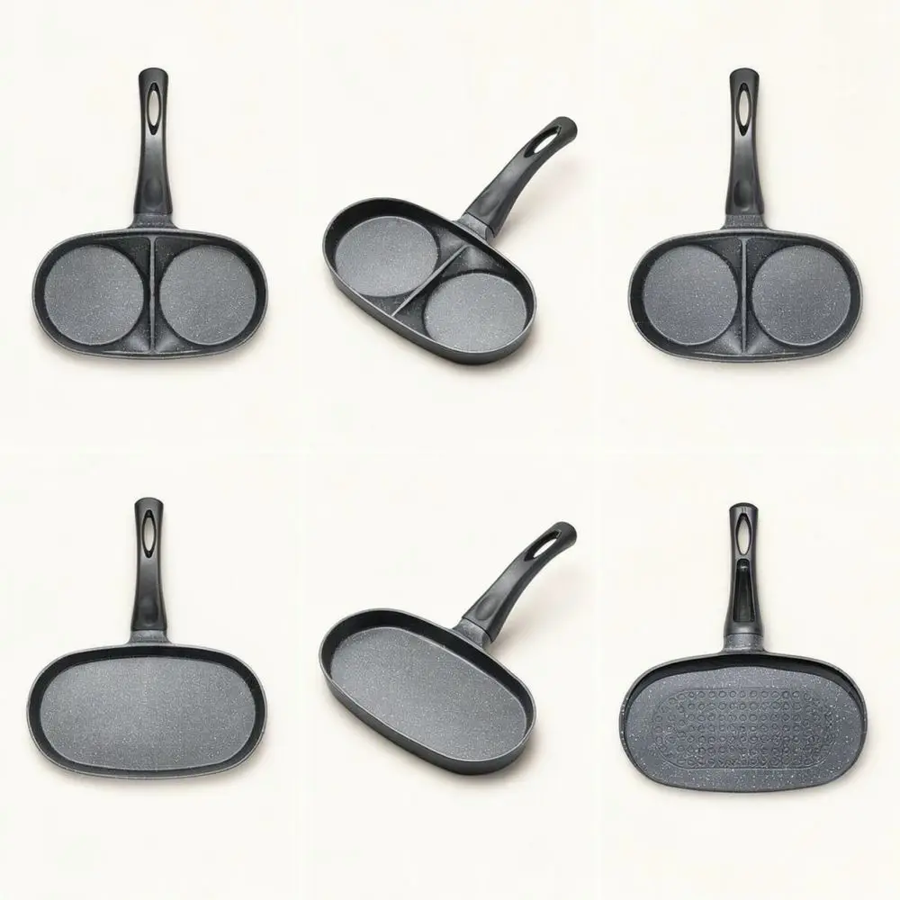 Portable Mini Egg Frying Pan Nonstick Breakfast Skillet Cooking Pot Household Kitchenware Compatible Gas Induction Stove