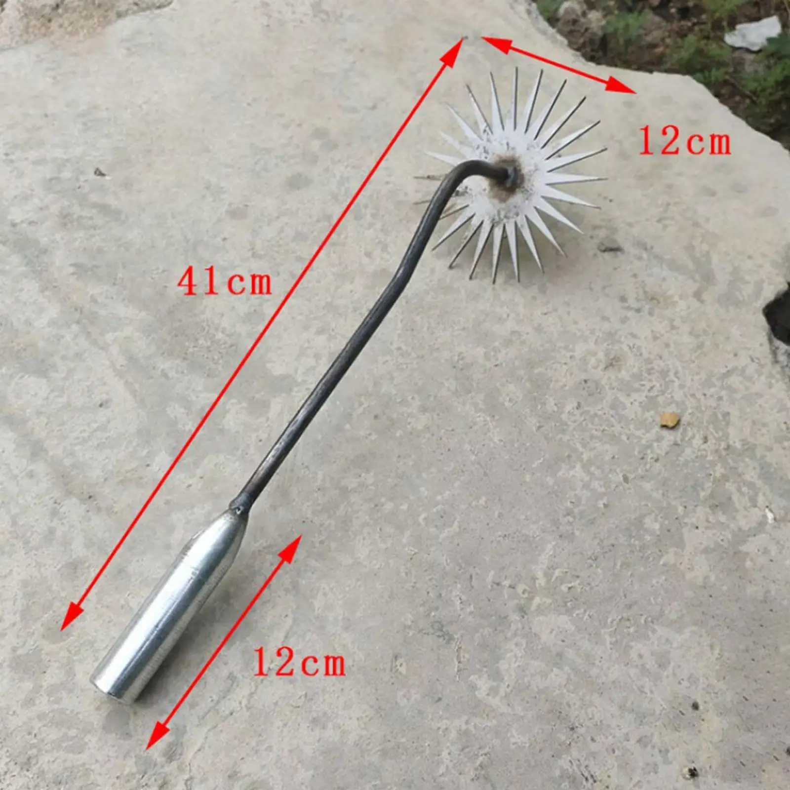 Portable Metal Manual Weeder Garden Weeder Tool for Lawn Backyard Courtyard