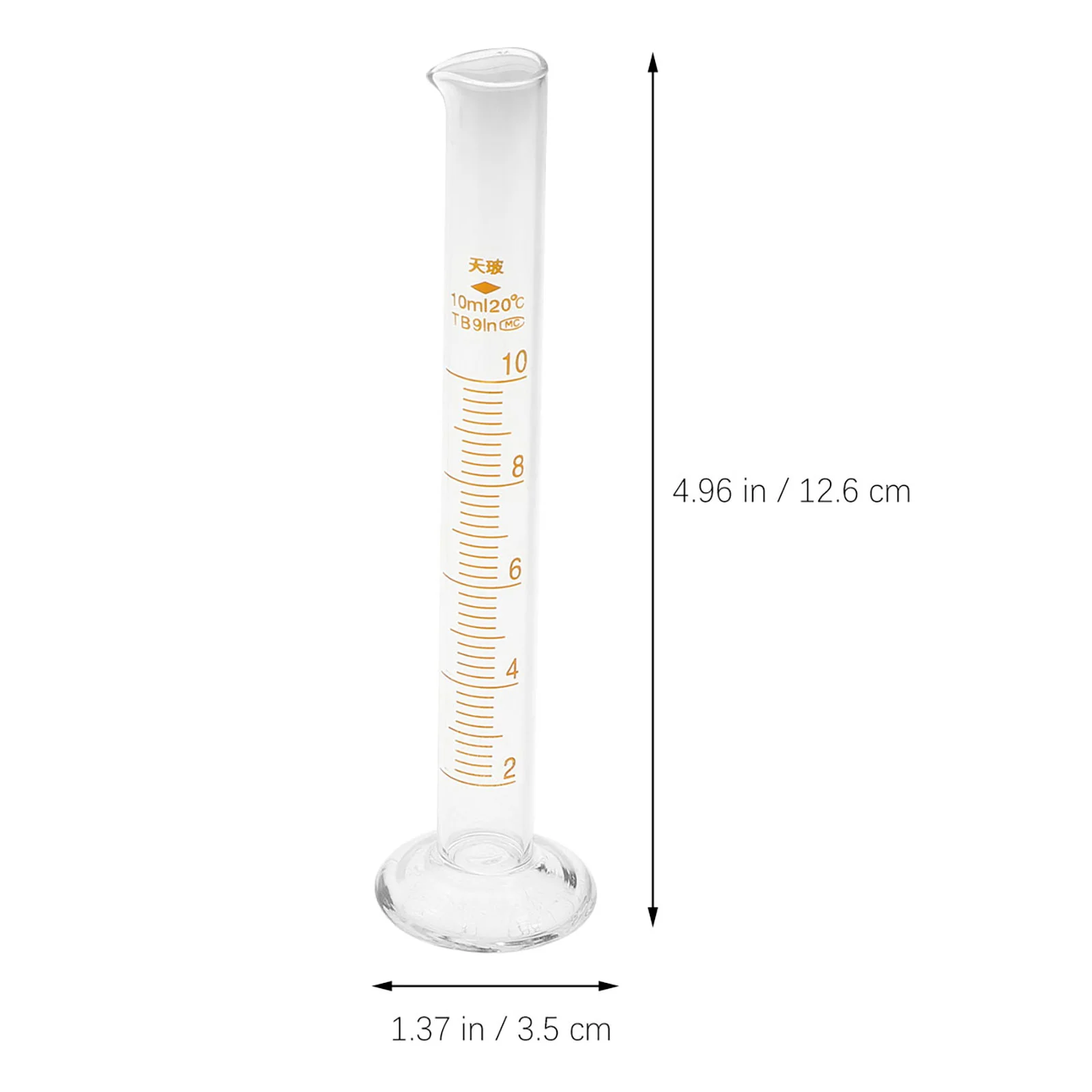 3 Pcs Liquid Measuring Cups Experiment Kit Laboratory Device Conical Flask Transparent Graduated Beaker Glass Cylinder Bottle