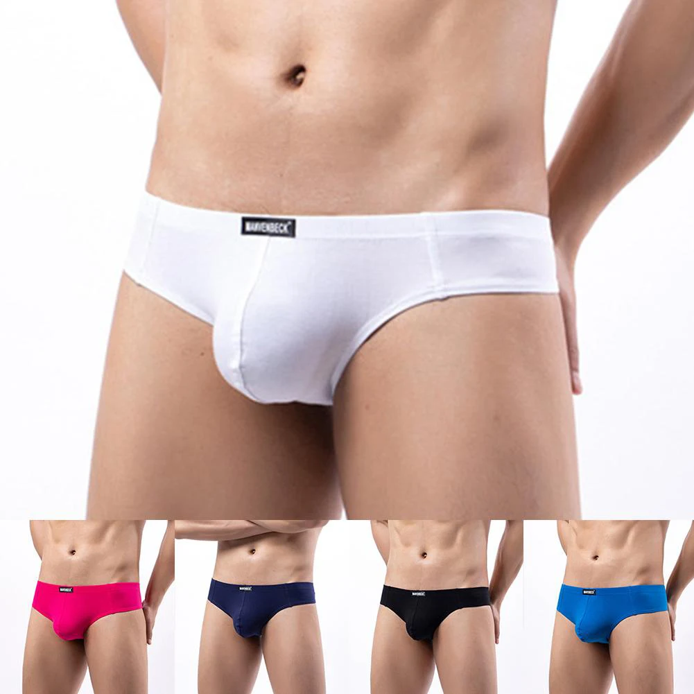 

Low Waist Underpants Bulge Pouch Thong High Stretch Elasticity Solid Color Pattern Suitable For Autumn For Night