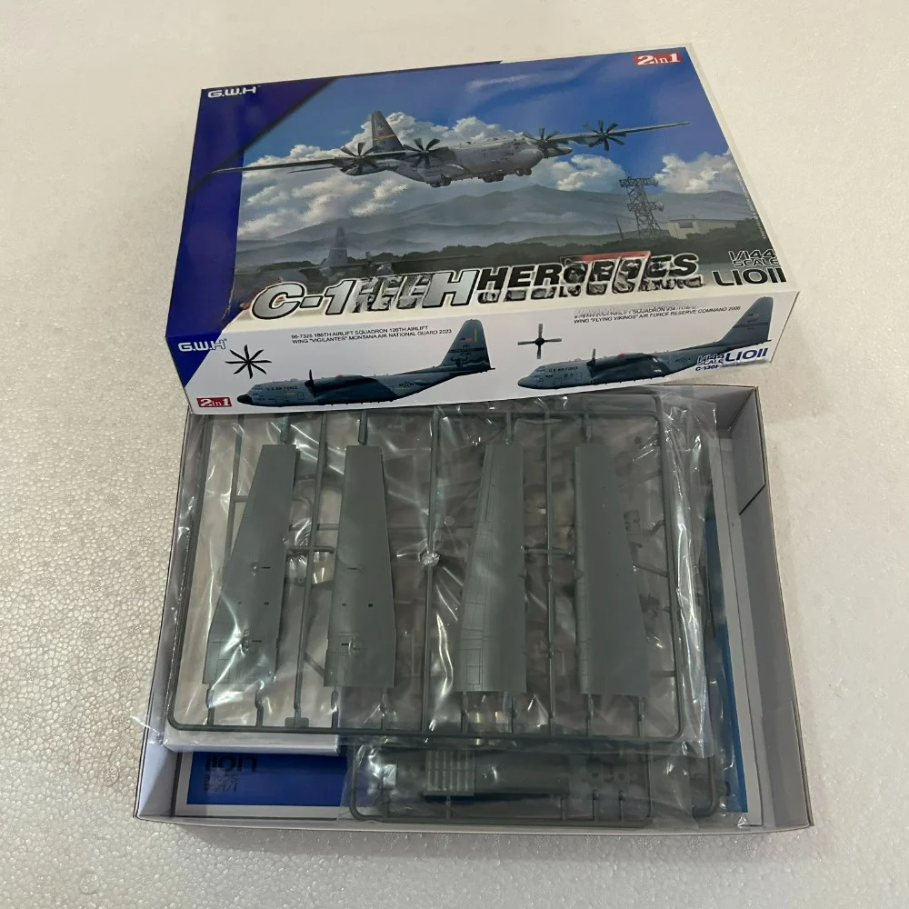 

Assemble Attack Aircraft Scale Model Kit L1011 1:144 C-130H Hercules By Great Wall Hobby