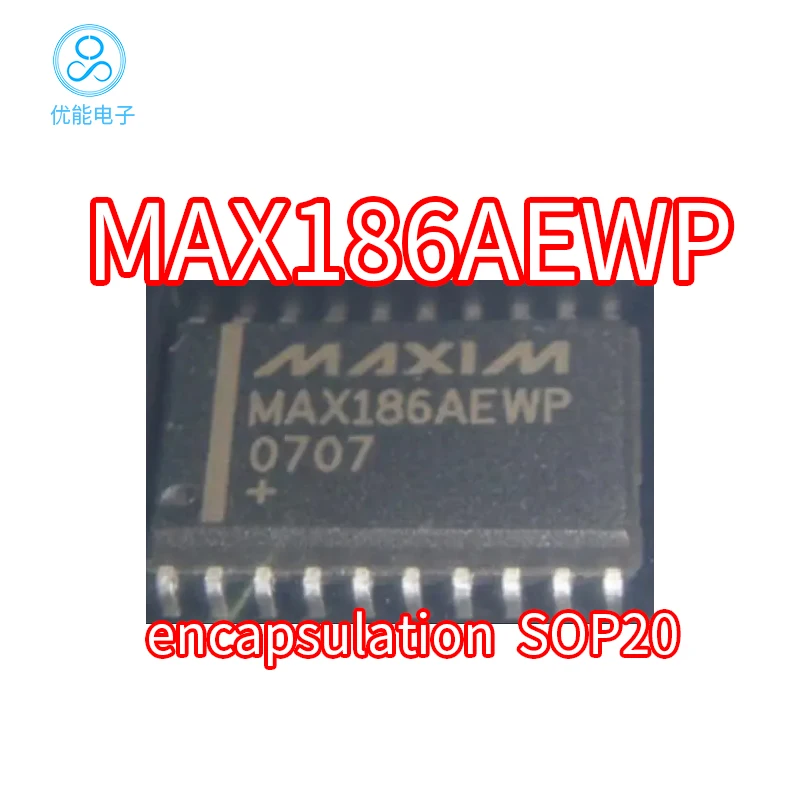 

Imported chip MAX186AEWP data acquisition chip SOP-20 package MAX186AEWP