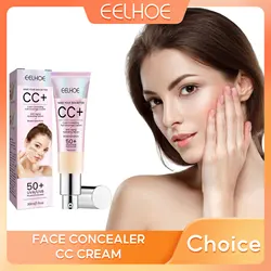 Natural Foundation Cc Cream Waterproof Brighten Moisturizing Foundation Concealer Oil-Control Sunscreen Spf 50 Makeup Cosmetics