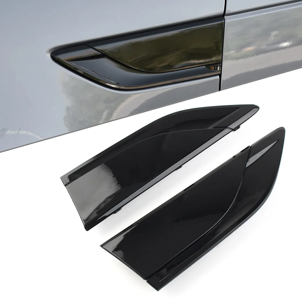 

1 Pair Bright Black Car Front Fender Air Intake Side Vent Cover For Land Rover Discovery 2017 2018 2019 2020 2021 2022