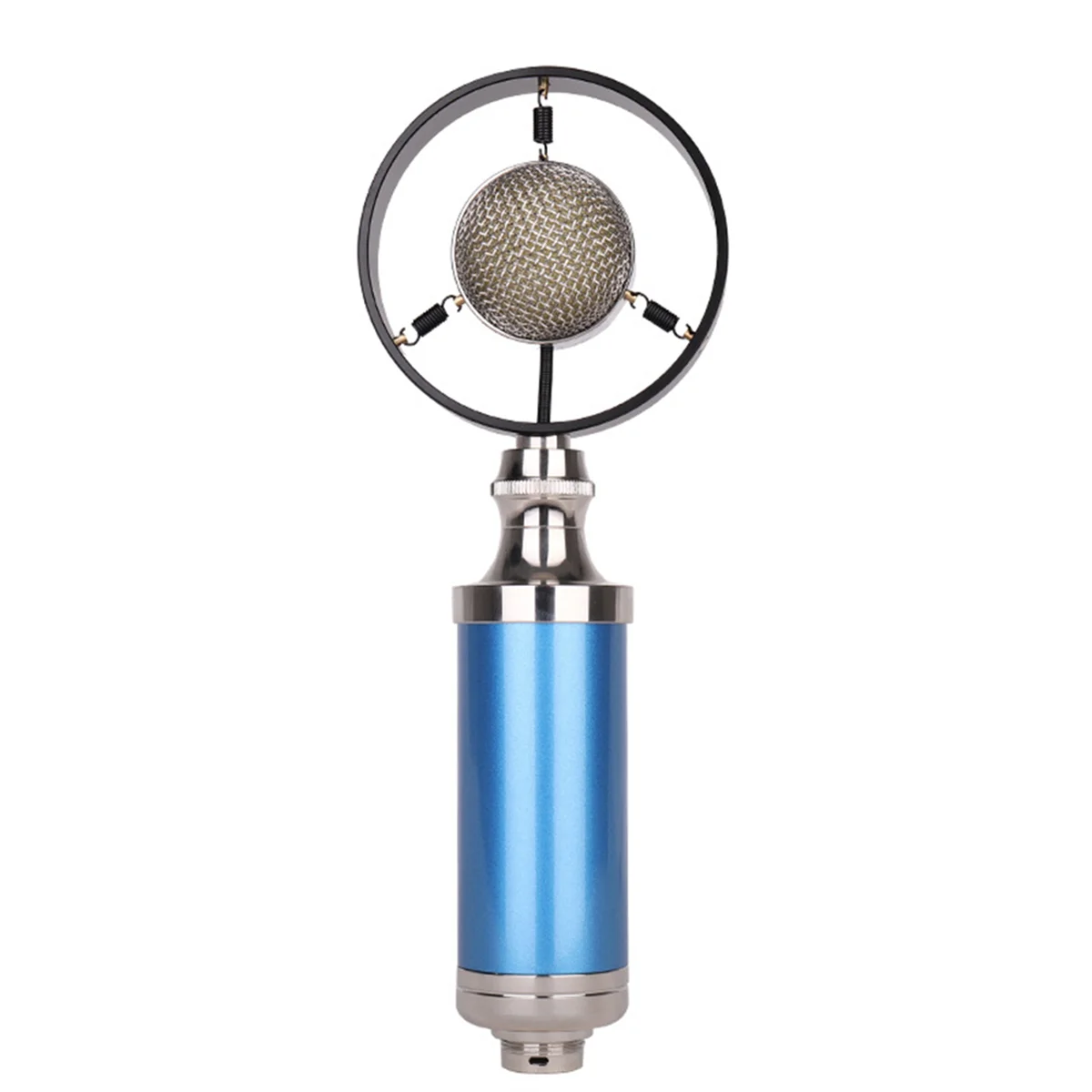 

Professional Condenser Wired Vintage Recording Studio Microphone for Live Broadcast Blue