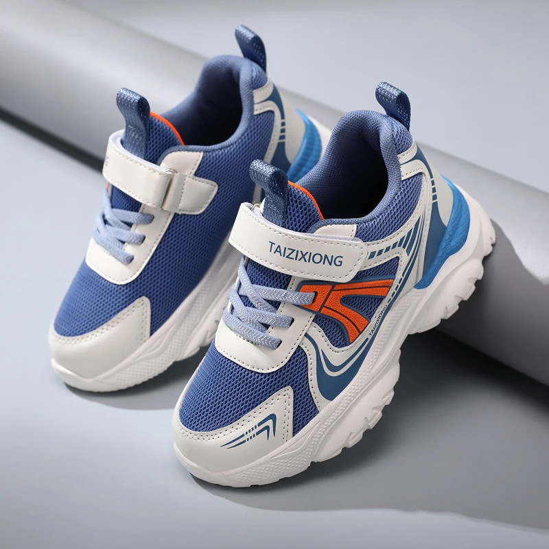 

Fashion Kids Mesh Running Shoes Youngsters Teens Casual Walking Students Sneakers Breathable Soft Children Outdoor Sports Tennis
