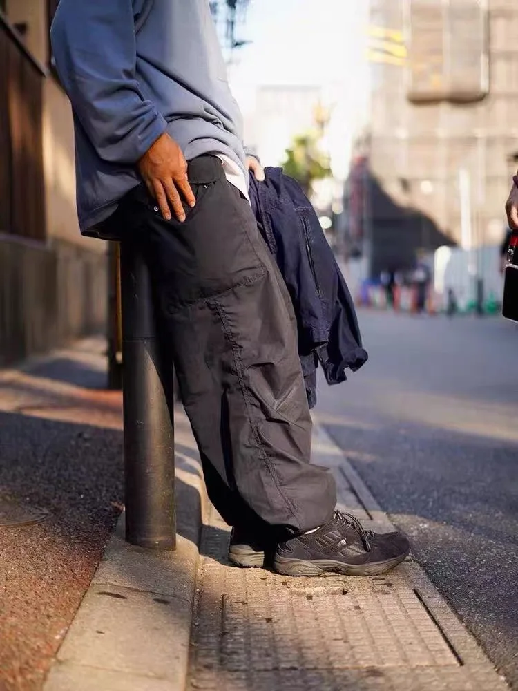 

Nana Cargo De Pants Loose Fit Lightweight Waterproof Outdoor Workwear Trousers Cotton Polyester Blend Straight Leg Pants