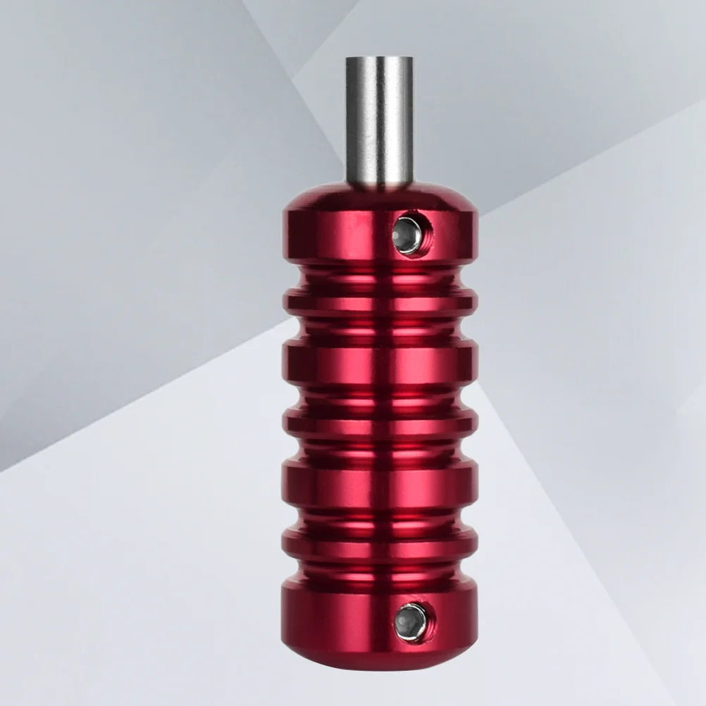 

1pc Aluminum Tattoo Grip Red Lightweight Adjustable For Machine Handle Tube Body Art Shader Liner Eyebrow