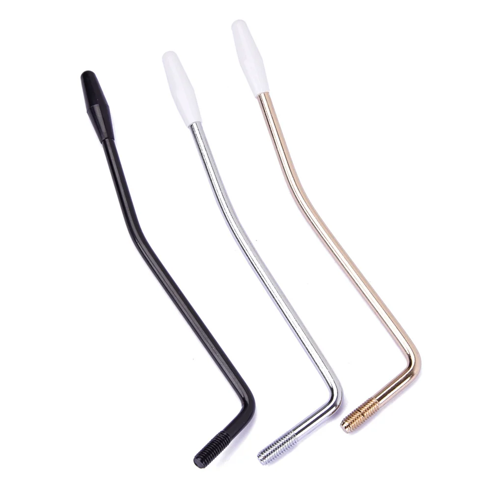 

3Pcs Guitar Tremolo Bar High Gloss Steel Single Tremolo Bridge Arm Replacement for Guitar Players Instrument Parts