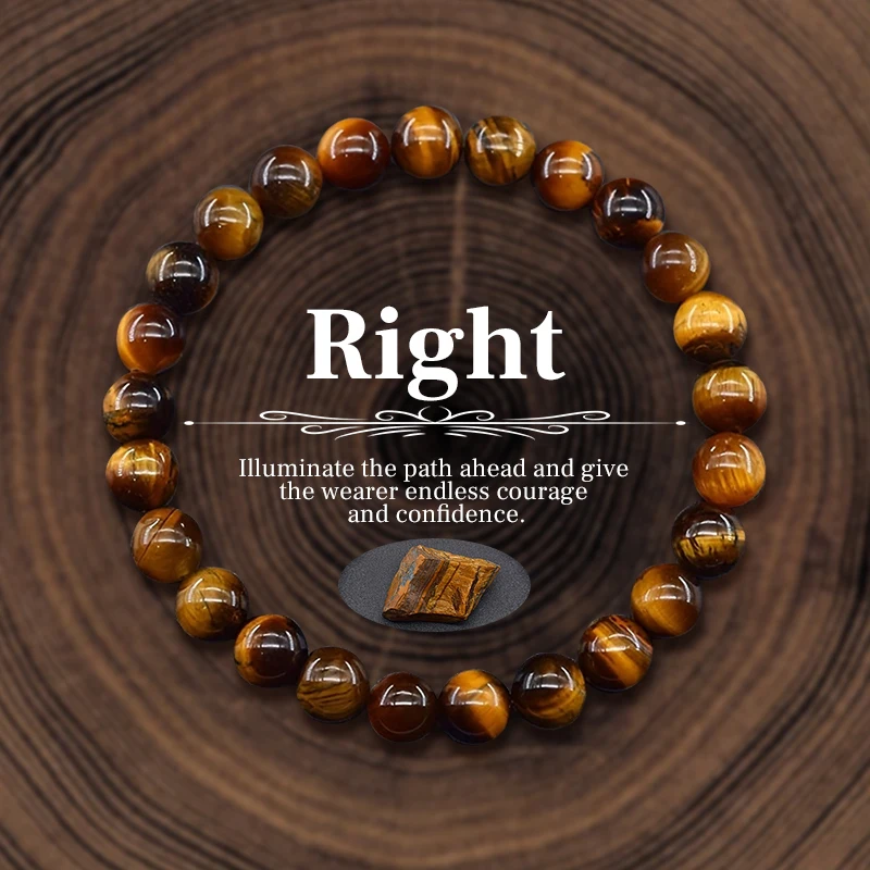 8MM Handmade Tiger …