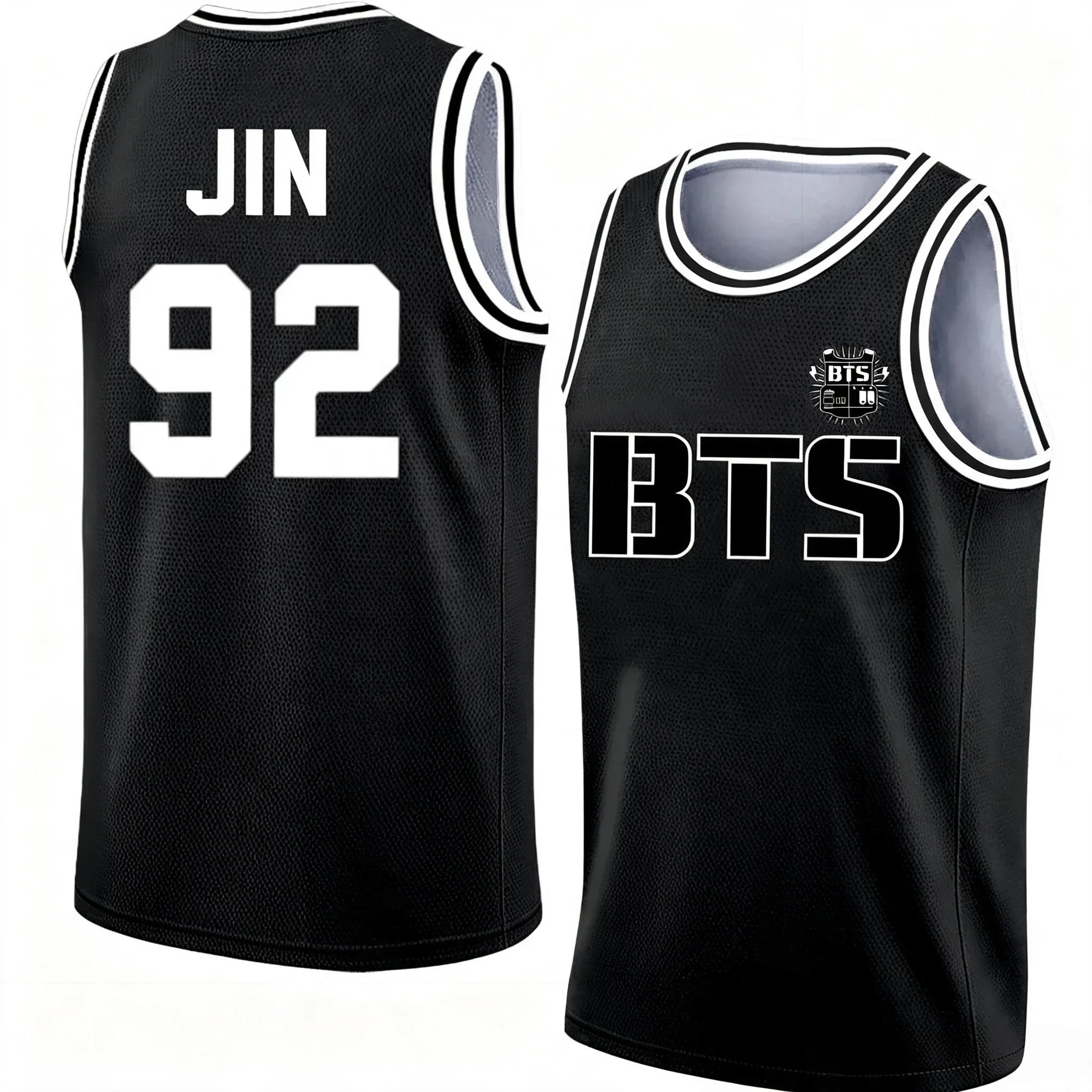 BTS Arirang 2026 World Tour Neues Basketball-Outfit KpopY2k Atmungsaktives Tanktop Lässiges Hemd Street-Family-Kleidung – Detail 7