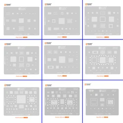 BGA Reballing Stencil For iPad 2 3 4 5 6 Mini Air Pro 9.7 10.5 12.9 11 2020 A9 A10X A14 A12 A12X A13 2021 M1 M2 M3 M4 CPU WIFI