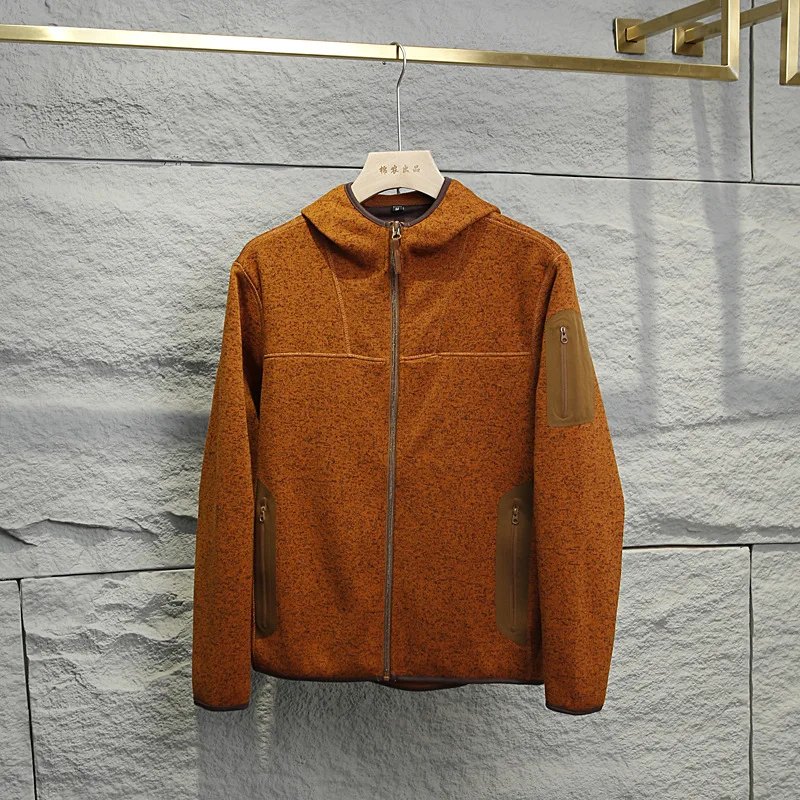 2026 Outdoors, Rock Climbing, Hiking, Camping, Fishing, Mountain Climbing, Traveling, Self-driving, Sports Knitted Fleece Jacket