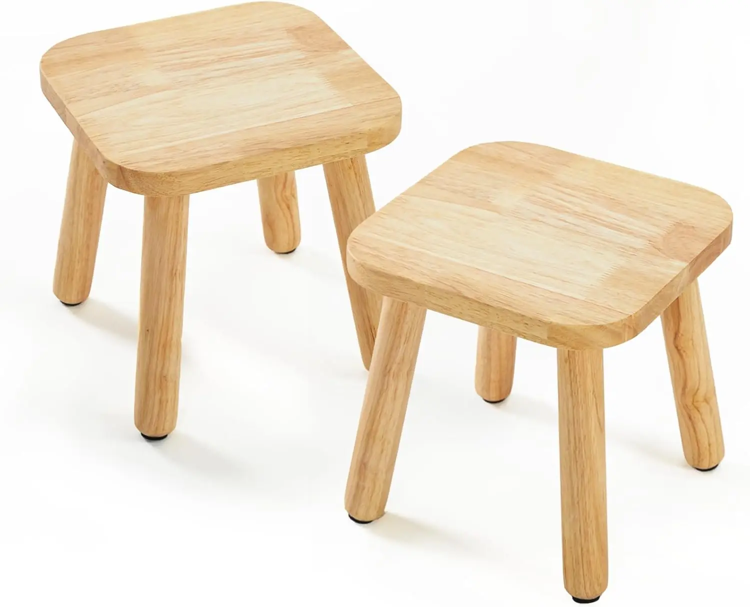 

Деревянная табуретка-стремянка для детей и взрослых, многофункциональный стул для кухни, игровой комнаты, ванной, спальни (2 шт.)