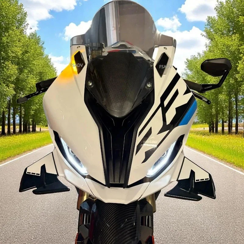 For BMW S1000RR S 1000RR S1000 RR 2020-2024 2023 Motorcycle Mirrors Block Off Plate Type LED Turn Signals Indicators Lights