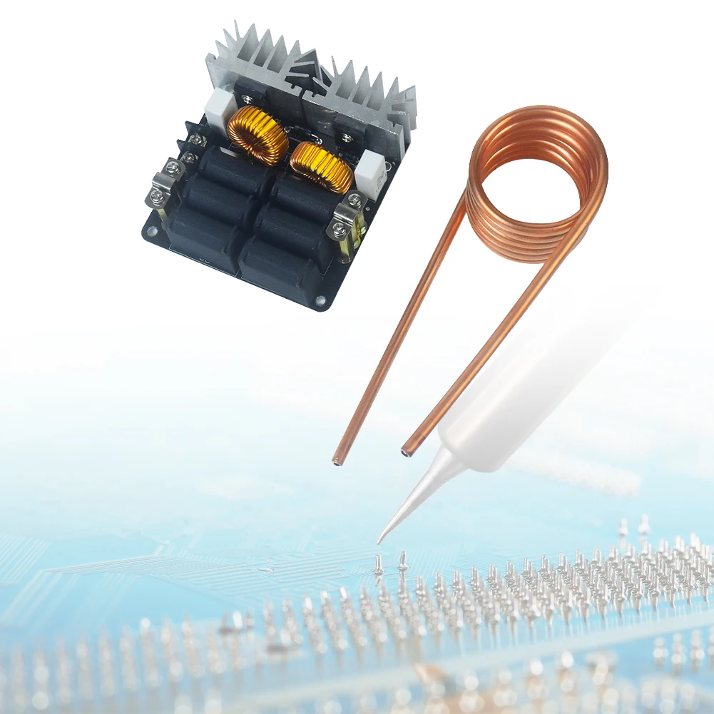 Низковольтный нагреватель 1000 Вт, DIY 12-48 В, катушка с обратным ходом, нагреватель, низковольтный нагревательный модуль для DIY, закалка, отпал