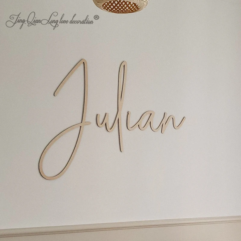 Custom wooden Baby Name Wall Decor Name Sign - Personalised Kids Room