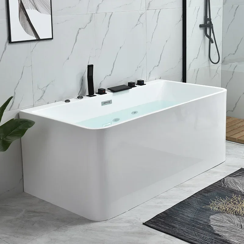 Acrylic massage surfing intelligent thermostatic heating bathtub bathtub