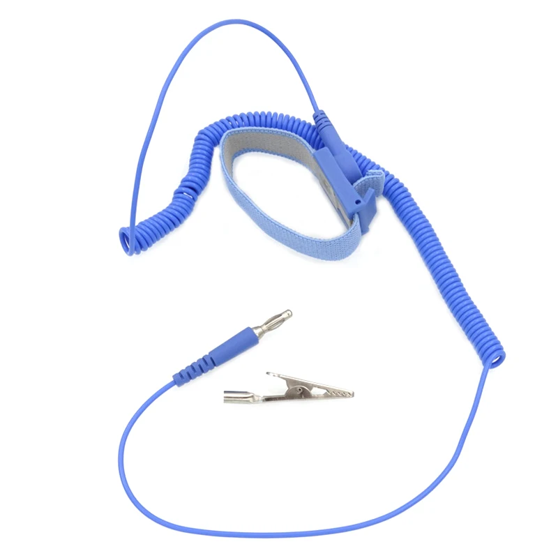 Cordless Wireless Clip Antistatic Anti Static ESD Wristband Wrist Strap Discharge Cables For Electrician IC PLCC worker