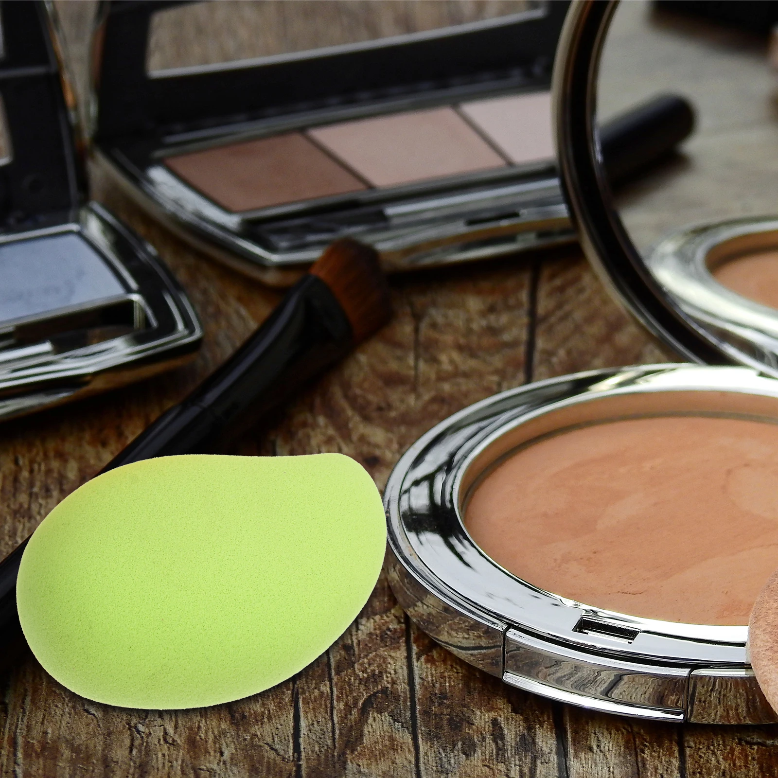 2 stuks schoonheidsspons mangovorm make-up zacht gezichtspoeder draagbare accessoires make-up tools make-up tools