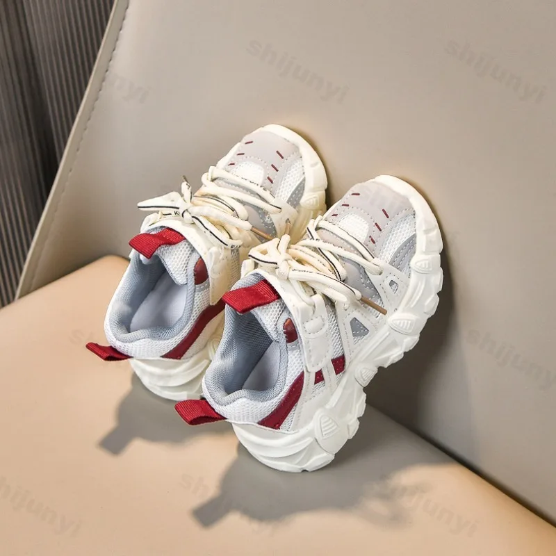

Children Breathable Sneakers Autumn New Girls Fashion Soft Sole Casual Shoes Lightweight Comfortable Non Slip Boys Running Shoes