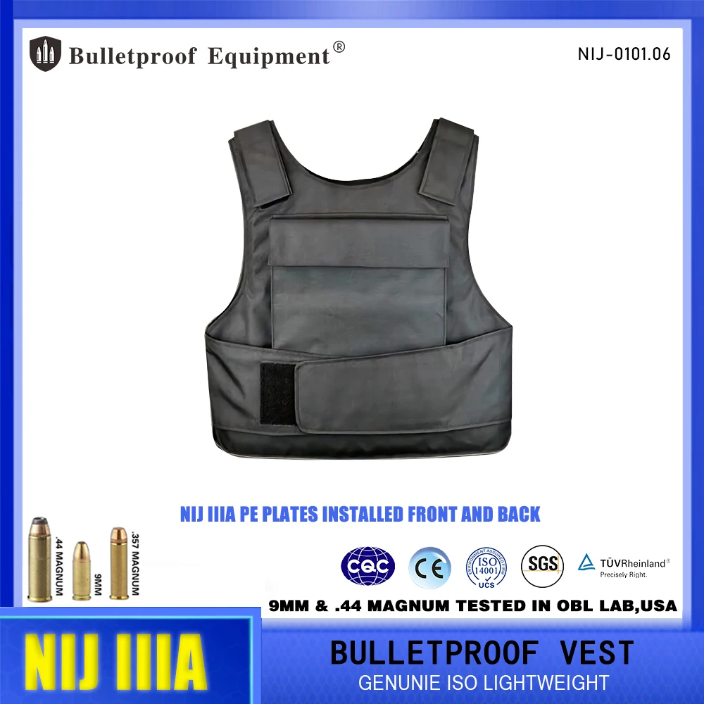 

Big Sale NIJ IIIA ISO Light Military Bulletproof Vest Soft Body Armor Fitting and Comfortable UHMW-PE Ballistic Tactical Safety