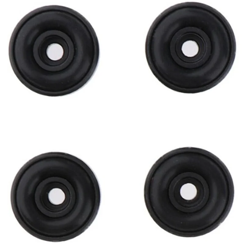 4Pcs/Set Black Aluminum Speaker CD Player Turntable Radio Amplifier Feet Pad Mat Stand Cabinet Isolation Base