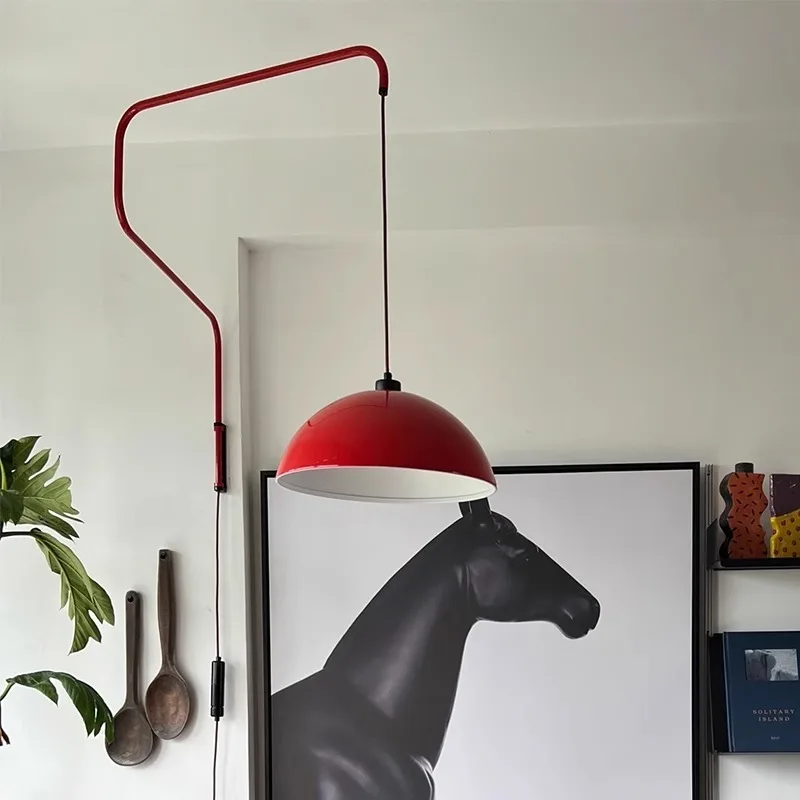 Nordic Creatieve Swing Arm Wandlamp Hoofdeinde Decor Keuken Opvouwbare Telescopische Hanglamp voor Woonkamer Slaapkamer Restaurant