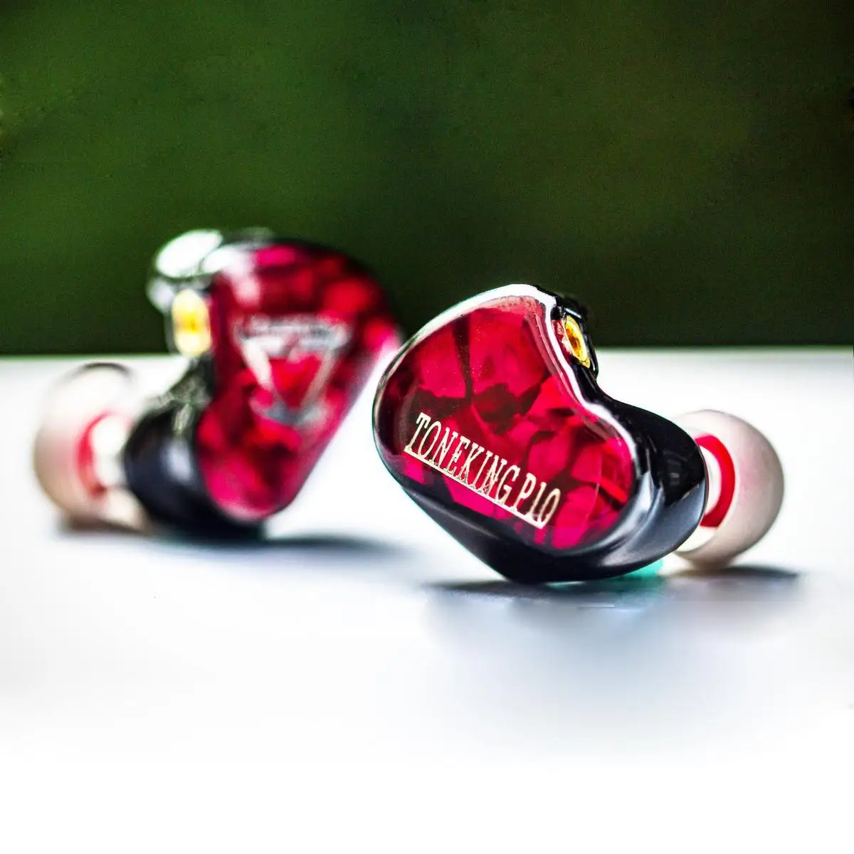 TONEKING Musicmaker P10 Panel personalizado diafragma plano Monitor de música Hifi DJ estudio auriculares modelo masculino auriculares planos personalizados