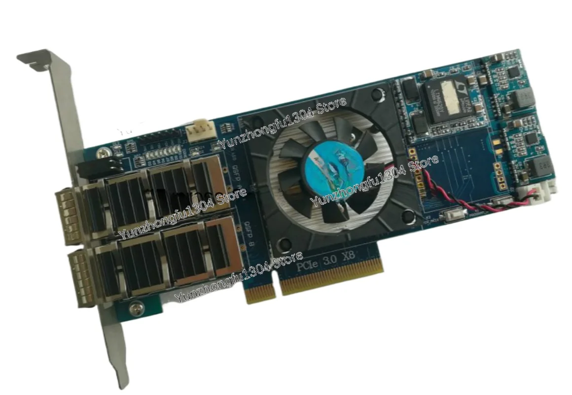 Xilixn Fpga Development Board Pcie Board Kintex UltraScale XCKU040 PCIE 3.0 QSFP X 2 or SFP X 2