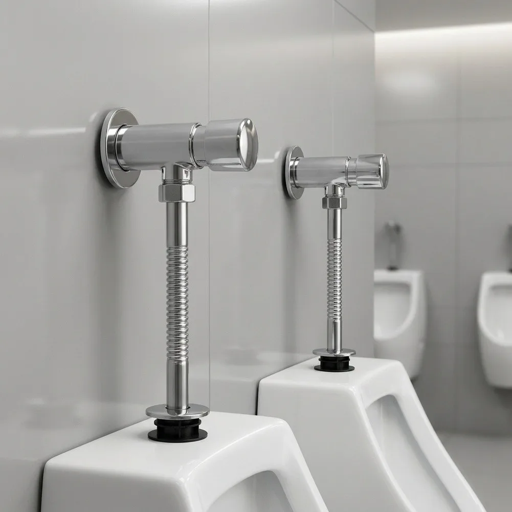 1 MPa DN15 To 20mm Flush Valve Toilet Public Facilities Self-closing Delay Toilets Bathroom Hardware For Home for hotel