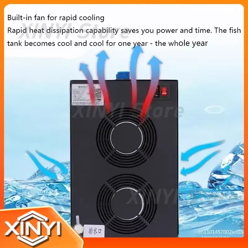 Aquarium Cooling Fish Tank Refrigerator for Freshwater and Seawater 160L with Refrigeration Compressor Water Cooler Power