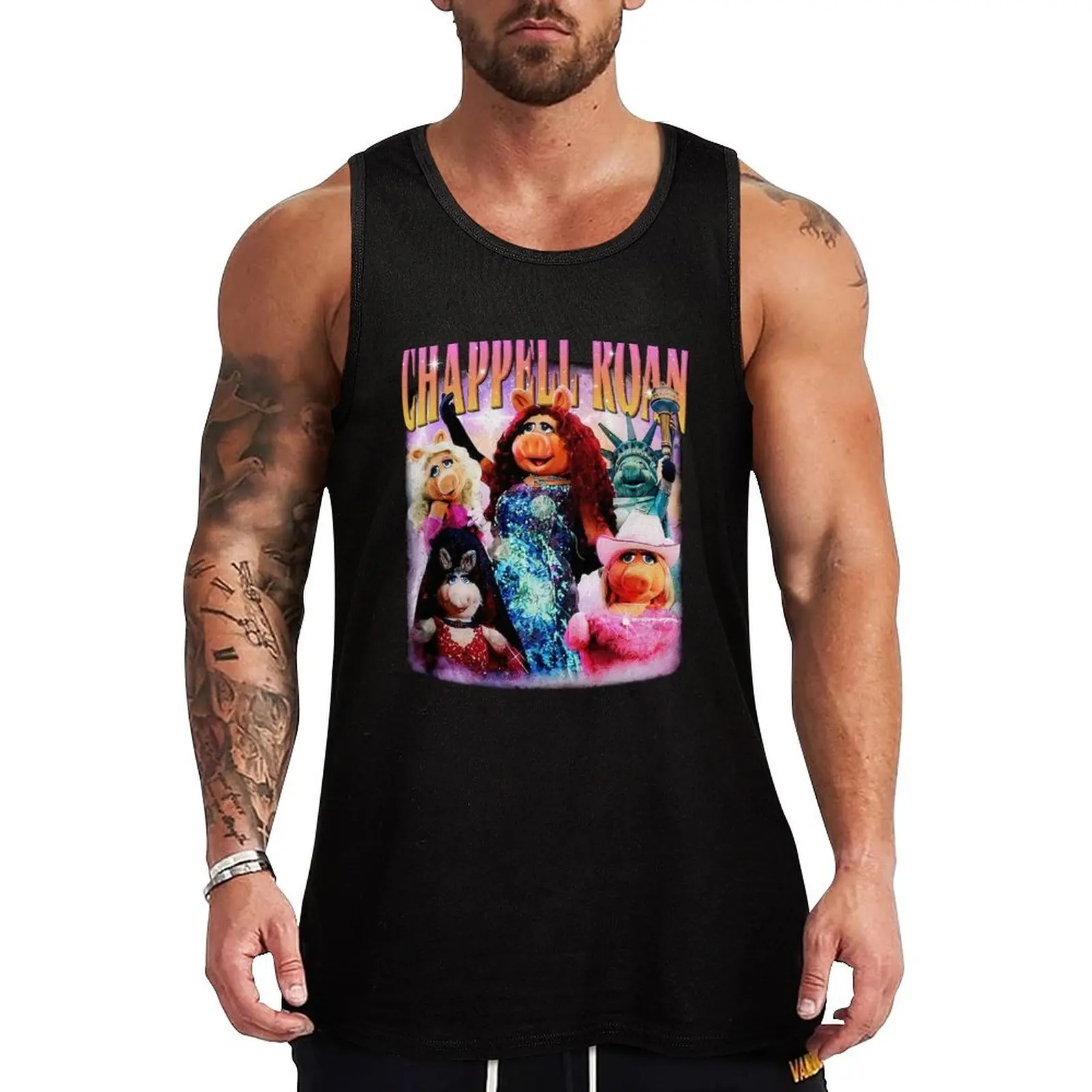 

Vintage Retro Chappell Roan Funny Tank Top Men's summer clothes 2025 gym t-shirts Men's sleeveless