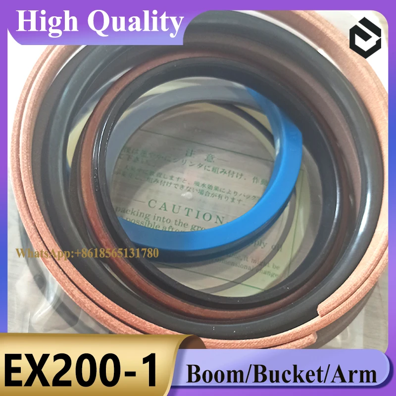 Boom Bucket Arm Seal Kit Cylinder Seal Kit for Excavator EX200-1 EX200-2 EX200-3 EX200-5 EX210-5 EX220-2 EX220-3 EX220-5