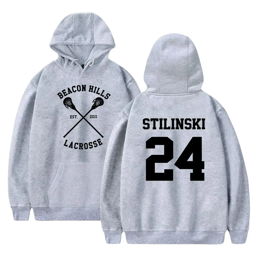 Teen Wolf Hoodie Long Sleeve Women Men Tracksuit Harajuku Streetwear STILINSKI 24 DUNBAR 9 Printed Fashion Clothes Plus Size